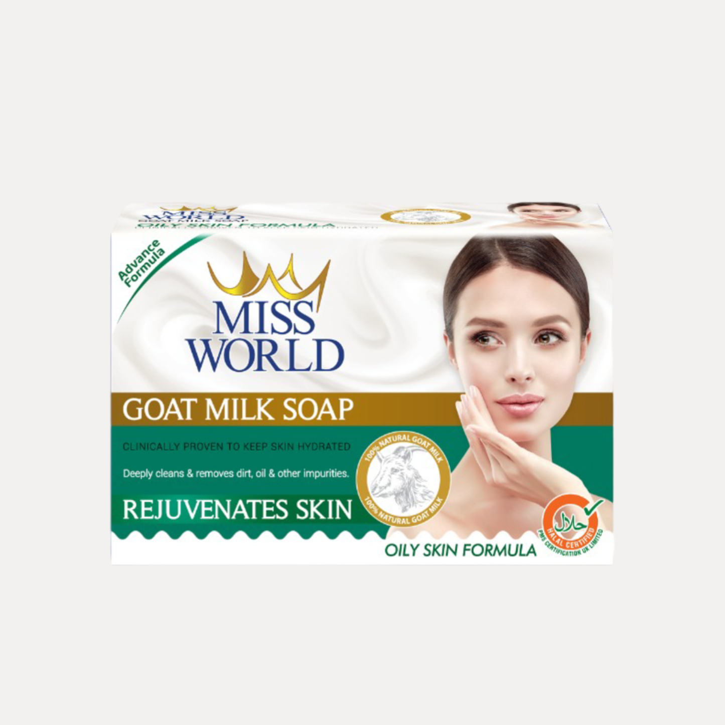 Miss World Goat Milk Soap - Oily Skin